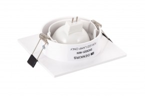 DK3021-WH Встраиваемый светильник, IP 20, 10 Вт, GU5.3, LED, белый, пластик в Уфе - ufa.ok-mebel.com | фото 4