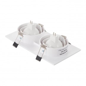 DK3022-WH Встраиваемый светильник, IP 20, 10 Вт, GU5.3, LED, белый, пластик в Уфе - ufa.ok-mebel.com | фото 3