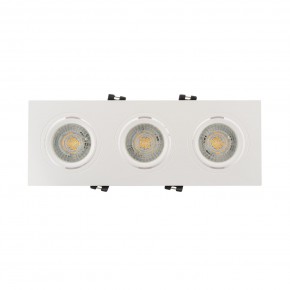 DK3023-WH Встраиваемый светильник, IP 20, 10 Вт, GU5.3, LED, белый, пластик в Уфе - ufa.ok-mebel.com | фото