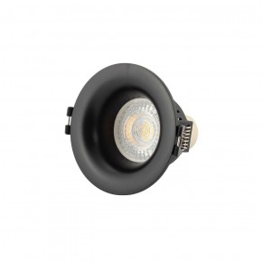 DK3024-BK Встраиваемый светильник, IP 20, 10 Вт, GU5.3, LED, черный, пластик в Уфе - ufa.ok-mebel.com | фото 1