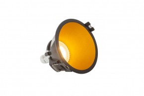 DK3026-BG Встраиваемый светильник, IP 20, 10 Вт, GU5.3, LED, черный/золотой, пластик в Уфе - ufa.ok-mebel.com | фото 3