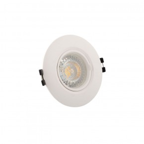 DK3028-WH Встраиваемый светильник, IP 20, 10 Вт, GU5.3, LED, белый, пластик в Уфе - ufa.ok-mebel.com | фото 2