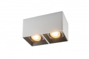 DK3035-WB Светильник накладной IP 20, 10 Вт, GU5.3, LED, белый/черный, пластик в Уфе - ufa.ok-mebel.com | фото