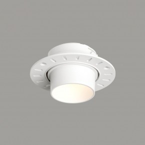 DK3056-WH Встраиваемый светильник под шпатлевку, IP20, до 15 Вт, LED, GU5,3, белый, пластик в Уфе - ufa.ok-mebel.com | фото