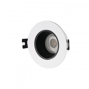 DK3061-WH+BK Встраиваемый светильник, IP 20, 10 Вт, GU5.3, LED, белый/черный, пластик в Уфе - ufa.ok-mebel.com | фото 1