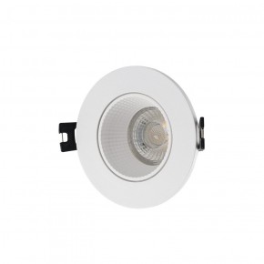 DK3061-WH Встраиваемый светильник, IP 20, 10 Вт, GU5.3, LED, белый/белый, пластик в Уфе - ufa.ok-mebel.com | фото
