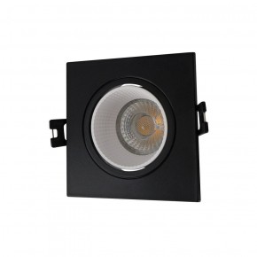 DK3071-BK+WH Встраиваемый светильник, IP 20, 10 Вт, GU5.3, LED, черный/белый, пластик в Уфе - ufa.ok-mebel.com | фото