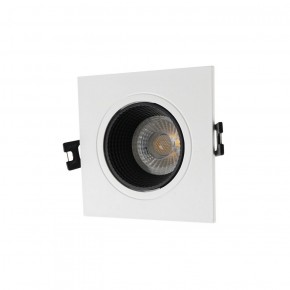 DK3071-WH+BK Встраиваемый светильник, IP 20, 10 Вт, GU5.3, LED, белый/черный, пластик в Уфе - ufa.ok-mebel.com | фото
