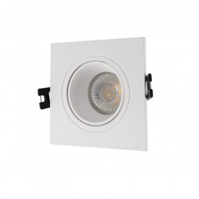 DK3071-WH Встраиваемый светильник, IP 20, 10 Вт, GU5.3, LED, белый/белый, пластик в Уфе - ufa.ok-mebel.com | фото 1