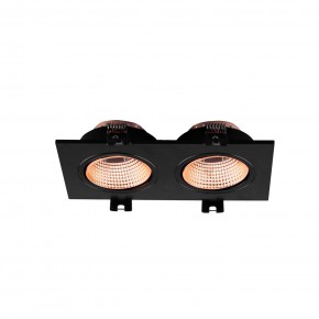 DK3072-BBR Встраиваемый светильник, IP 20, 10 Вт, GU5.3, LED, черный/бронзовый, пластик в Уфе - ufa.ok-mebel.com | фото 2