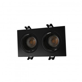DK3072-BK Встраиваемый светильник, IP 20, 10 Вт, GU5.3, LED, черный/черный, пластик в Уфе - ufa.ok-mebel.com | фото
