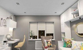 DK3072-BK+WH Встраиваемый светильник, IP 20, 10 Вт, GU5.3, LED, черный/белый, пластик в Уфе - ufa.ok-mebel.com | фото 2