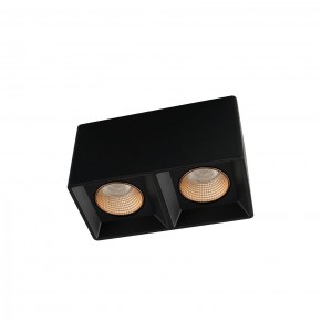 DK3085-BK+BR Светильник накладной IP 20, 10 Вт, GU5.3, LED, черный/бронзовый, пластик в Уфе - ufa.ok-mebel.com | фото