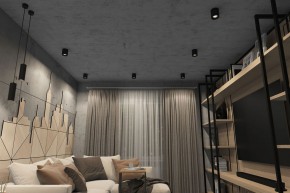 DK3090-BK+CH Светильник накладной IP 20, 10 Вт, GU5.3, LED, черный/хром, пластик в Уфе - ufa.ok-mebel.com | фото 2