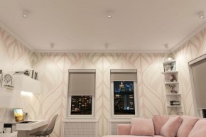 DK3090-WH+CH Светильник накладной IP 20, 10 Вт, GU5.3, LED, белый/хром, пластик в Уфе - ufa.ok-mebel.com | фото 2