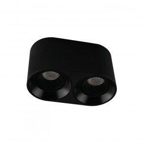 DK3096-BK Светильник накладной IP 20, 10 Вт, GU5.3, LED, черный/черный, пластик в Уфе - ufa.ok-mebel.com | фото