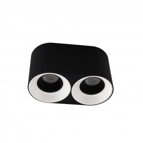 DK3096-BW+BK Светильник накладной IP 20, 10 Вт, GU5.3, LED, черно-белый/черный, пластик в Уфе - ufa.ok-mebel.com | фото
