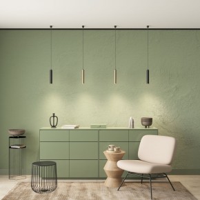 DK4050-BK Подвесной светильник, IP 20, 15 Вт, GU10,черный, алюминий в Уфе - ufa.ok-mebel.com | фото 3