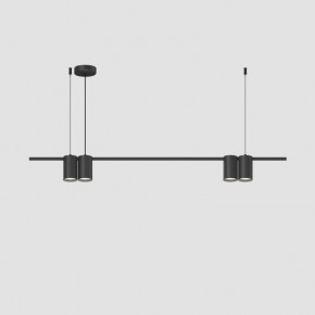 DK4061-BK Подвесной светильник ORBIT, IP20, 4xGU10 LED до 15 Вт, черный матовый, алюминий в Уфе - ufa.ok-mebel.com | фото