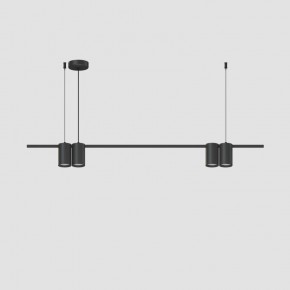 DK4061-BK Подвесной светильник ORBIT, IP20, 4xGU10 LED до 15 Вт, черный матовый, алюминий в Уфе - ufa.ok-mebel.com | фото 2