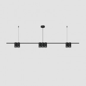 DK4063-BK Подвесной светильник ORBIT, IP20, 7xGU10 LED до 15 Вт, черный матовый, алюминий в Уфе - ufa.ok-mebel.com | фото 2