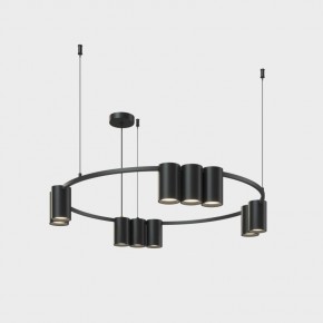 DK4065-BK Подвесной светильник ORBIT, IP20, 10xGU10 LED до 15 Вт, черный матовый, алюминий в Уфе - ufa.ok-mebel.com | фото