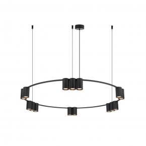 DK4067-BK Подвесной светильник ORBIT, IP20, 15xGU10 LED до 15 Вт, черный матовый, алюминий в Уфе - ufa.ok-mebel.com | фото 3