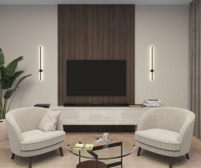 DK5012-BK Бра 800 мм, 3000К, IP20, 7 Вт, черный, алюминий в Уфе - ufa.ok-mebel.com | фото 5