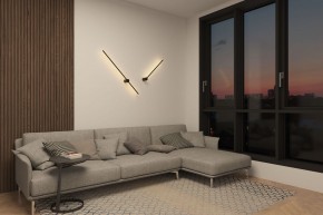 DK5012-BK Бра 800 мм, 3000К, IP20, 7 Вт, черный, алюминий в Уфе - ufa.ok-mebel.com | фото 7