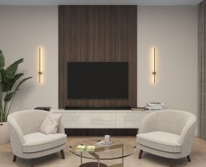 DK5012-SG Бра 800 мм, 3000К, IP20,7 Вт, матовое золото в Уфе - ufa.ok-mebel.com | фото 5