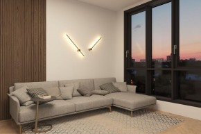 DK5012-SG Бра 800 мм, 3000К, IP20,7 Вт, матовое золото в Уфе - ufa.ok-mebel.com | фото 7