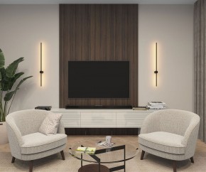 DK5014-BK Бра 1000 мм, 3000К, IP20, 12 Вт, черный, алюминий в Уфе - ufa.ok-mebel.com | фото 5
