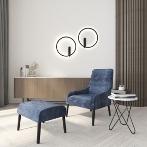 DK5035-BK Бра ROUND со светодиодом, IP20, 24W, 3000/4000/6500K, черный, алюминий в Уфе - ufa.ok-mebel.com | фото 8