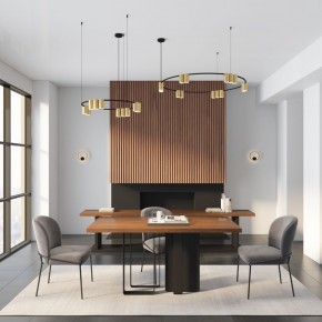 DK5060-BK+SG Бра ORBIT, IP20, 3000К, LED, 10 Вт, черный + сатинированное золото, алюминий в Уфе - ufa.ok-mebel.com | фото 6
