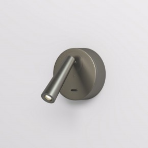 DK5072-DN Бра SHINE WALL со светодиодом, D104*H68, IP20, 3000К, 3W, RA?90, темный никель, алюминий в Уфе - ufa.ok-mebel.com | фото