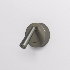 DK5072-DN Бра SHINE WALL со светодиодом, D104*H68, IP20, 3000К, 3W, RA?90, темный никель, алюминий в Уфе - ufa.ok-mebel.com | фото 2