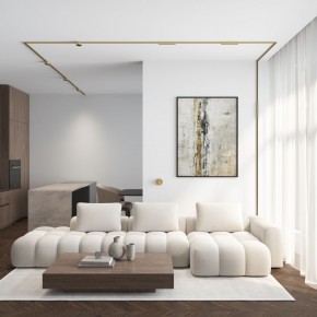 DK5072-SB Бра SHINE WALL со светодиодом, D104*H68, IP20, 3000К, 3W, RA?90, сатинированная латунь, алюминий в Уфе - ufa.ok-mebel.com | фото 6