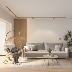 DK5072-SB Бра SHINE WALL со светодиодом, D104*H68, IP20, 3000К, 3W, RA?90, сатинированная латунь, алюминий в Уфе - ufa.ok-mebel.com | фото 8