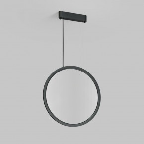 DK6606-BK Подвесной вертикальный светильник Veil со светодиодом H1700 d600 220V 48W 3000-6000K IP20 черный алюминий в Уфе - ufa.ok-mebel.com | фото 2