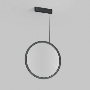 DK6606-BK Подвесной вертикальный светильник Veil со светодиодом H1700 d600 220V 48W 3000-6000K IP20 черный алюминий в Уфе - ufa.ok-mebel.com | фото 4