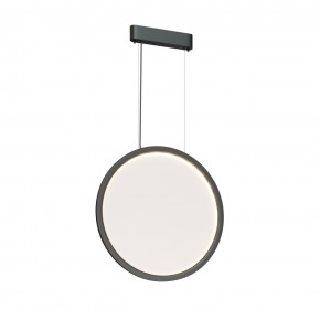 DK6606-BK Подвесной вертикальный светильник Veil со светодиодом H1700 d600 220V 48W 3000-6000K IP20 черный алюминий в Уфе - ufa.ok-mebel.com | фото 5