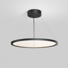 DK6616-BK Подвесной горизонтальный светильник Veil со светодиодом H900 d600 220V 48W 3000-6000K IP20 черный алюминий в Уфе - ufa.ok-mebel.com | фото