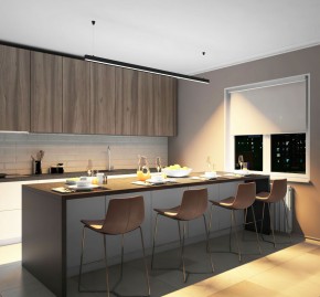 DK9203-BK Линейный светильник 52W 2000mm 3000K, черный в Уфе - ufa.ok-mebel.com | фото 5