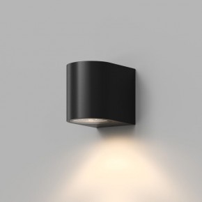 DK9790-BK Настенный уличный светильник NARVIK, IP44, GU10 LED, до 15 Вт, черный, алюминий в Уфе - ufa.ok-mebel.com | фото