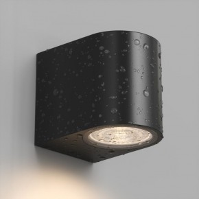 DK9790-BK Настенный уличный светильник NARVIK, IP44, GU10 LED, до 15 Вт, черный, алюминий в Уфе - ufa.ok-mebel.com | фото 3