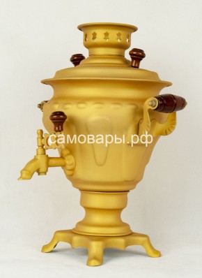 Электрический самовар "Русское золото" матовая груша на 2 литра (Ограниченная серия) в Уфе - ufa.ok-mebel.com | фото
