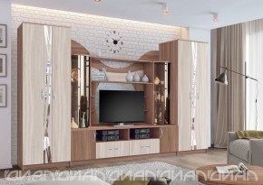 Гостиная Аллегро с 2 шкафами вариант-5 (Ясень светлый/тёмный) в Уфе - ufa.ok-mebel.com | фото 3