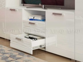 АСТИ Гостиная Вариант №3 МДФ (Белый глянец/белый) в Уфе - ufa.ok-mebel.com | фото 2