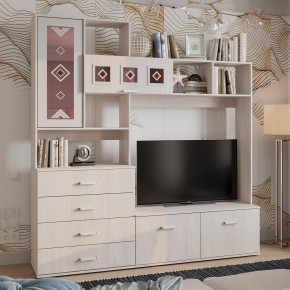 Гостиная Белла (модульная) ясень белый в Уфе - ufa.ok-mebel.com | фото 15