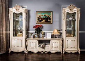 Гостиная Джоконда 1+ТВ+1 (крем глянец) в Уфе - ufa.ok-mebel.com | фото 4